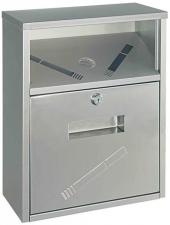 Stenski pepelnik VULCANO 2, inox